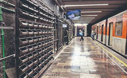¿Cómo quedará la Línea 2 del Metro CDMX? Instalan muros verdes rumbo al Mundial 2026