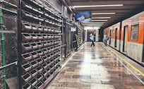 ¿Cómo quedará la Línea 2 del Metro CDMX? Instalan muros verdes rumbo al Mundial 2026