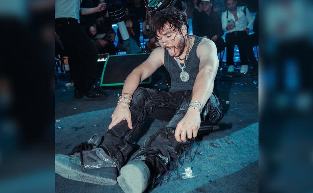 ¡En la cara no! Agreden a Tito Double P, primo de Peso Pluma en concierto