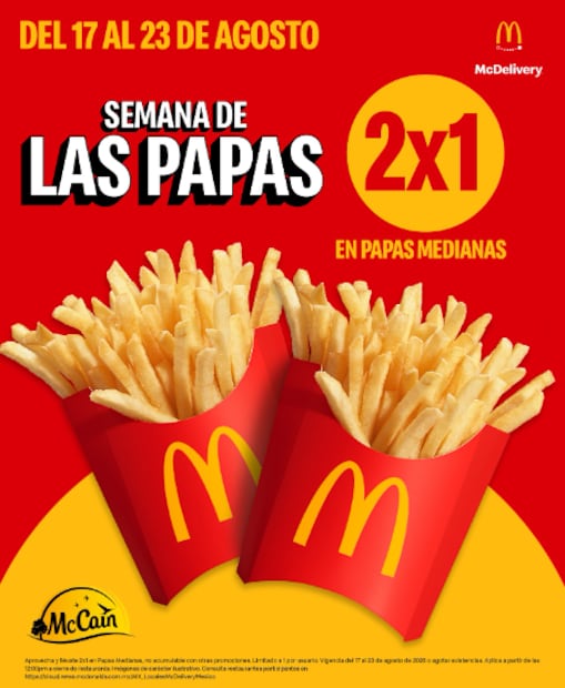 Semana de las Papas en McDonald’s (Foto: Instagram)