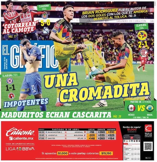 Portada El Gráfico | Domingo 19 de abril de 2026
