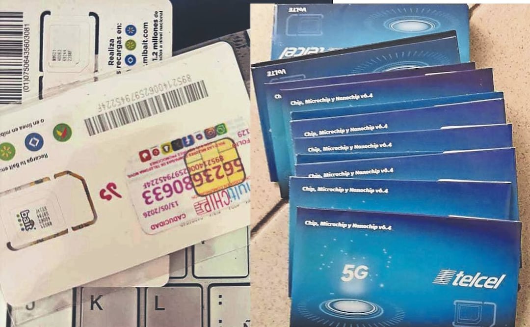 Venden chips de celular registrados tras nueva obligación federal. Foto: (Especial)