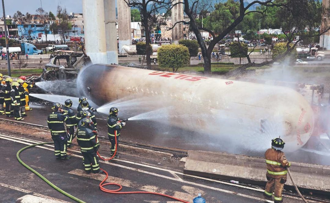 Foto: Archivo El Gráfico (Casquete de pipa que explotó en Puente de La Concordia se fracturó por choque, indica Fiscalía CDMX)