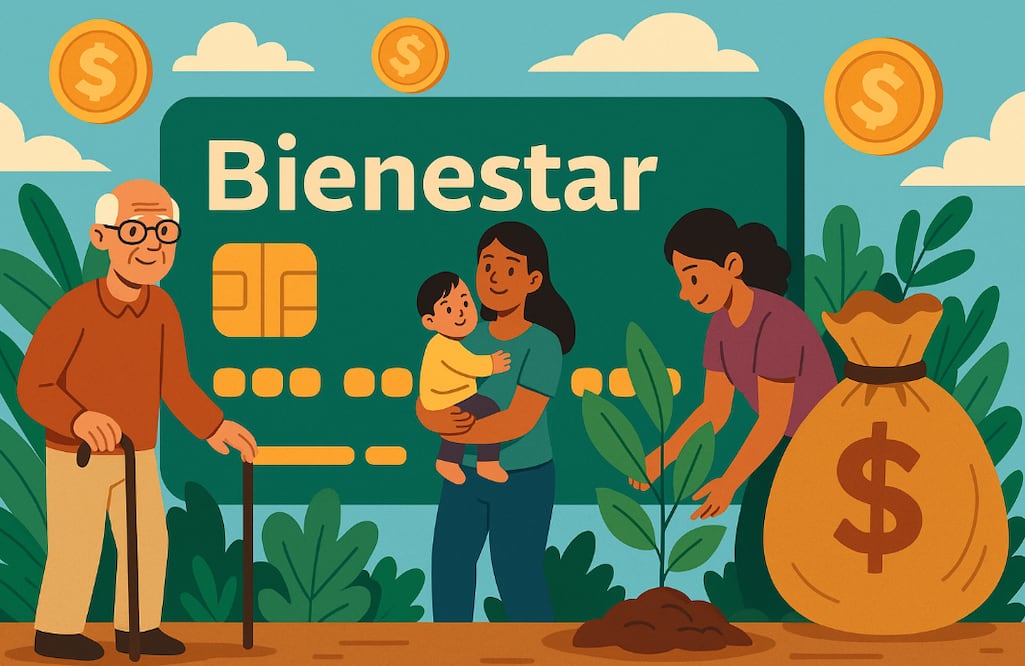 Pensión Bienestar noviembre-diciembre 2025: Consulta el calendario oficial según tu apellido (Foto: Creada con IA)