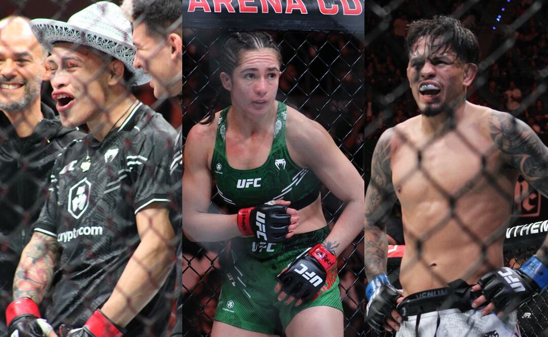 Noche agridulce en la UFC México, paisanos salieron a rompérsela y dieron tremendo espectáculo