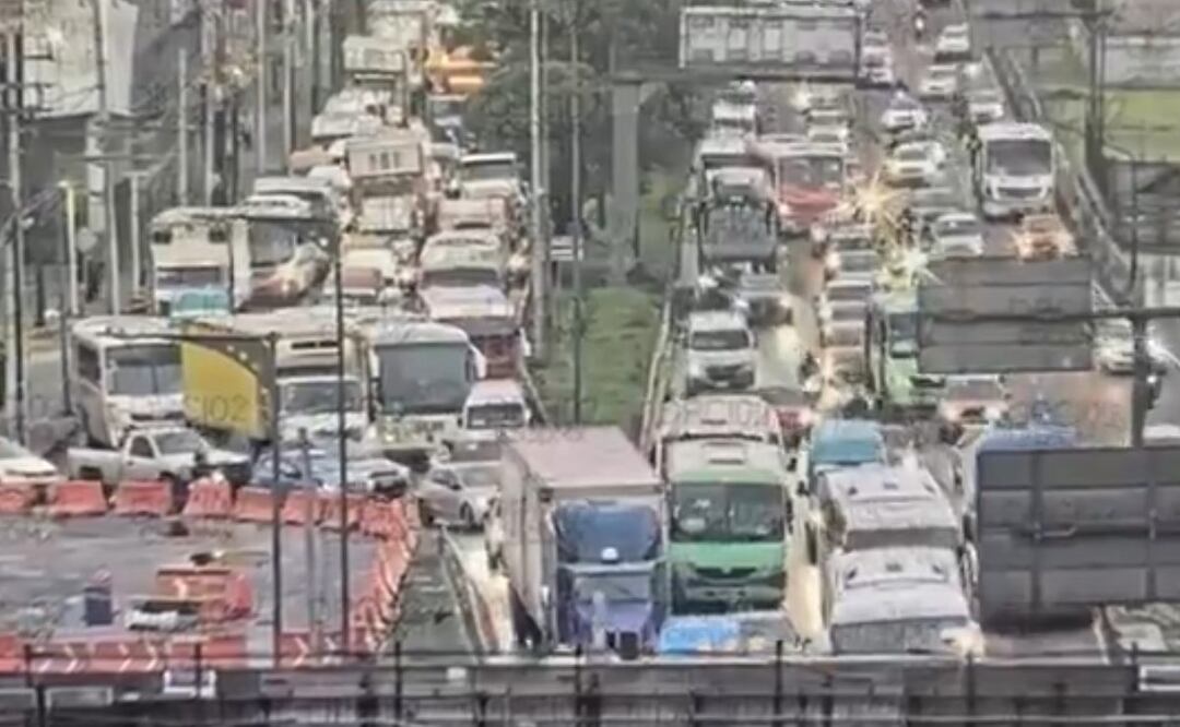 Calzada Ignacio Zaragoza. Foto: (C5 CDMX)