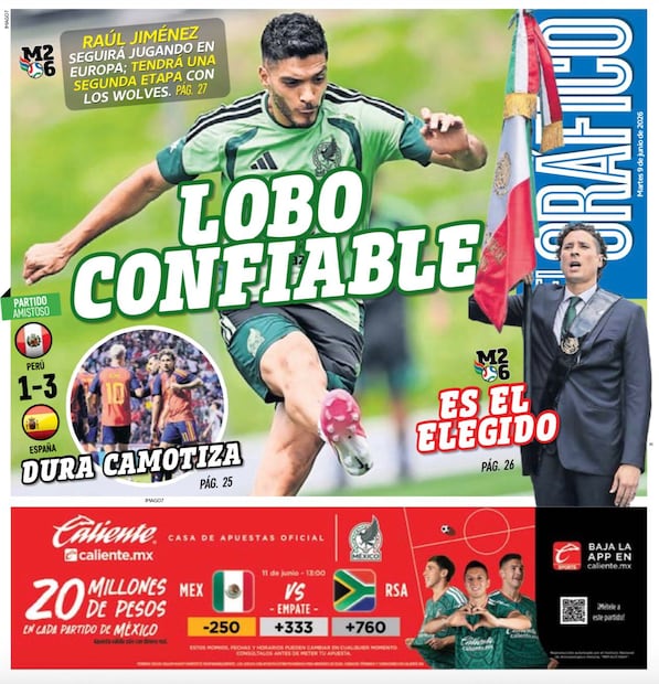 Portada El Gráfico | Martes 9 de Junio de 2026