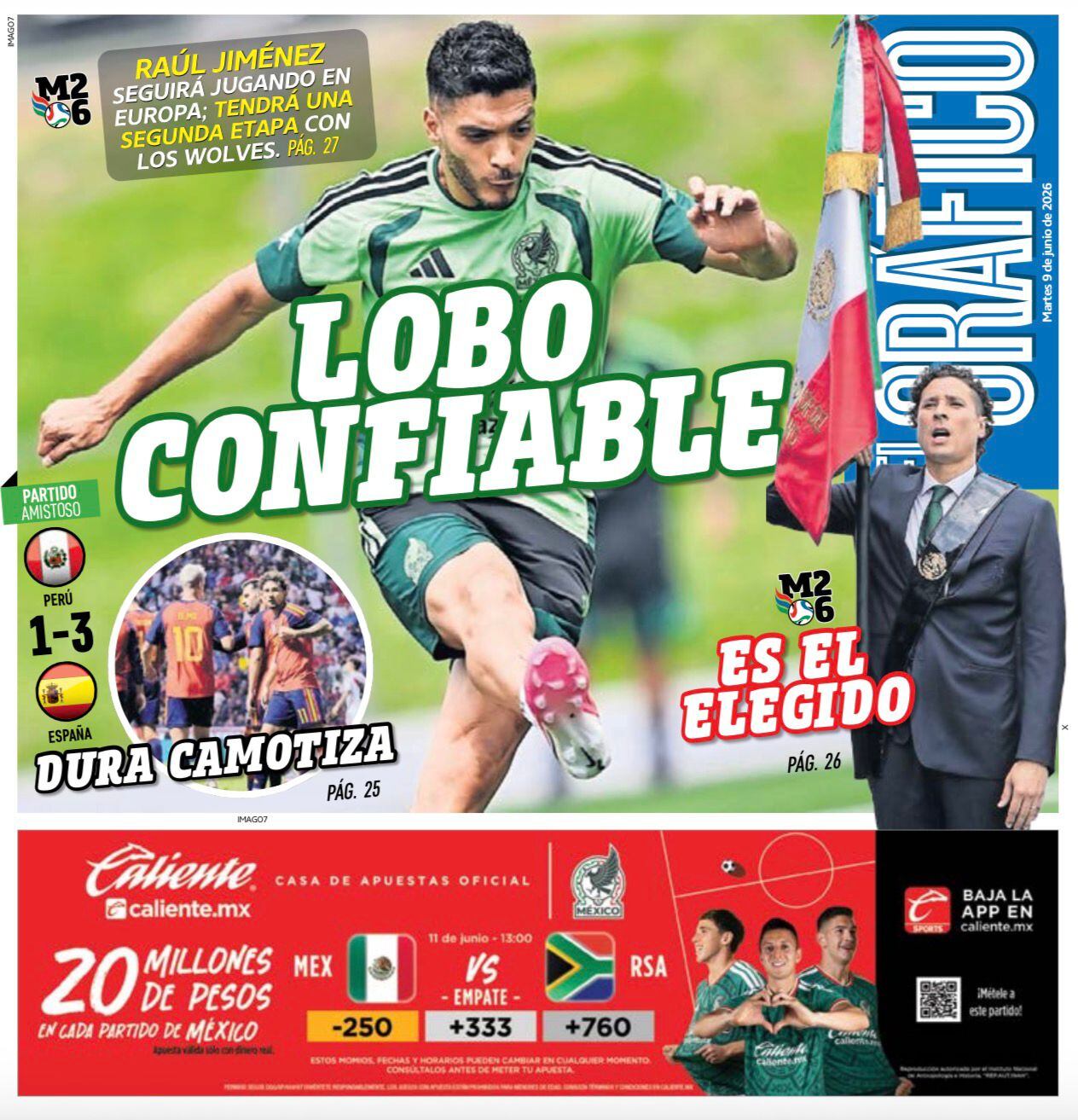 Portada El Gráfico | Martes 9 de Junio de 2026