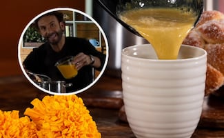 ¿Cómo hacer atole de cempasúchil? Receta fácil del Chef Oropeza
