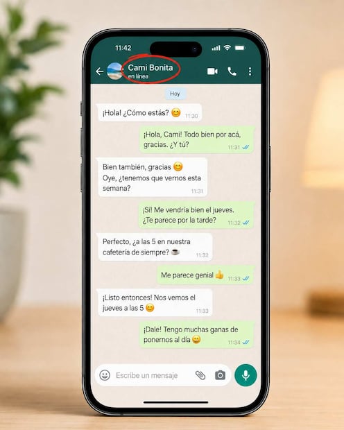 Ya no tendrás que dar tu número para que te agreguen en WhatsApp, así se pone el nombre de usuario. Foto: (IA)