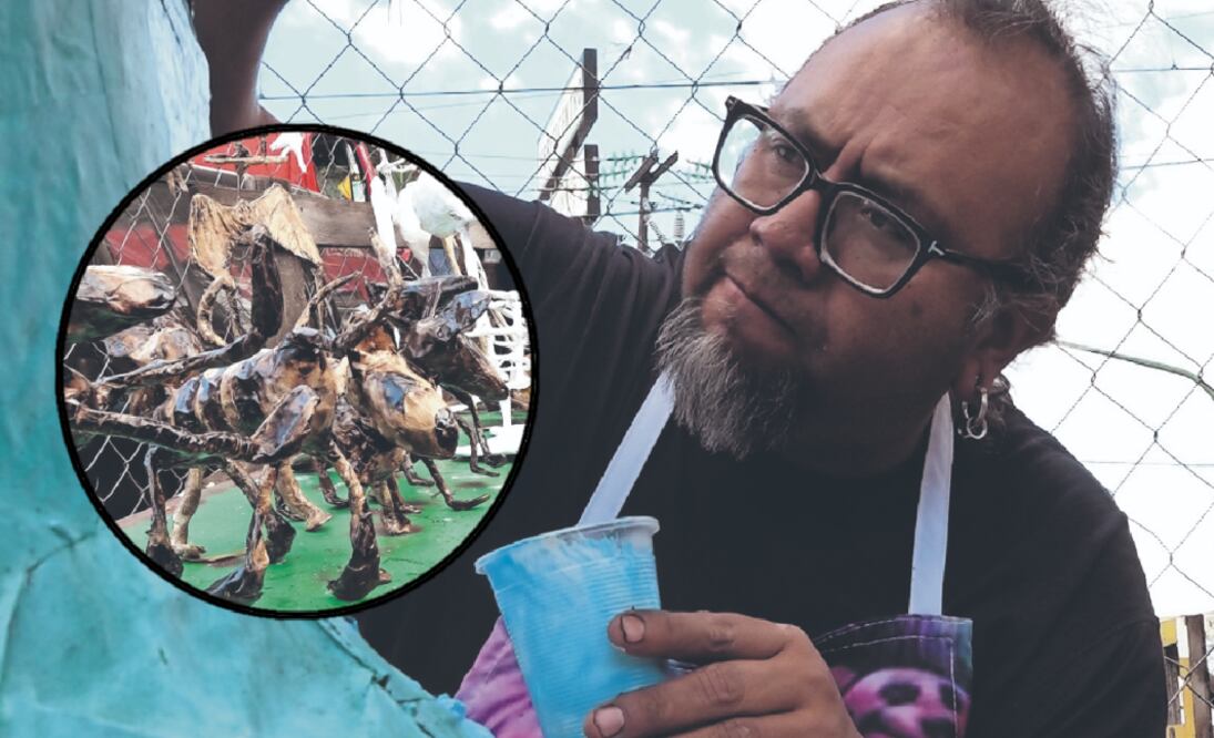 Cartoneros Día de Muertos (Foto: Alberto González)