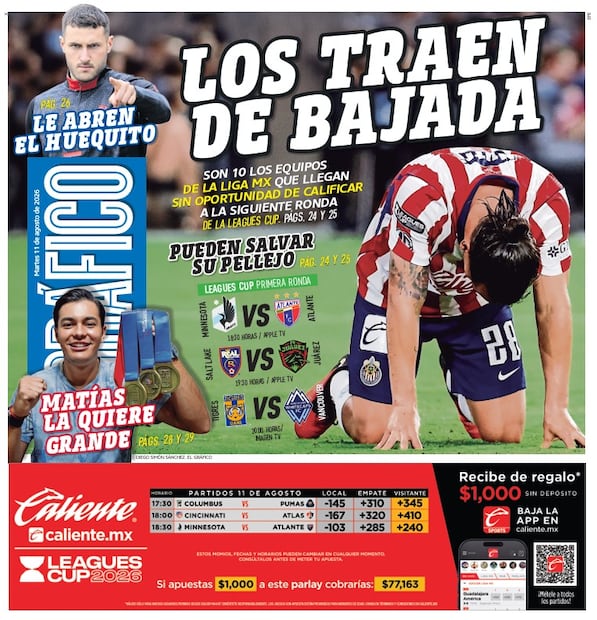 Portada El Gráfico | Martes 11 de Agosto de 2026