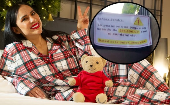 Exhiben a Sandra Cuevas por adeudo de más de 63 mil pesos en su departamento y desata burlas en redes