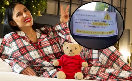 Exhiben a Sandra Cuevas por adeudo de más de 63 mil pesos en su departamento y desata burlas en redes