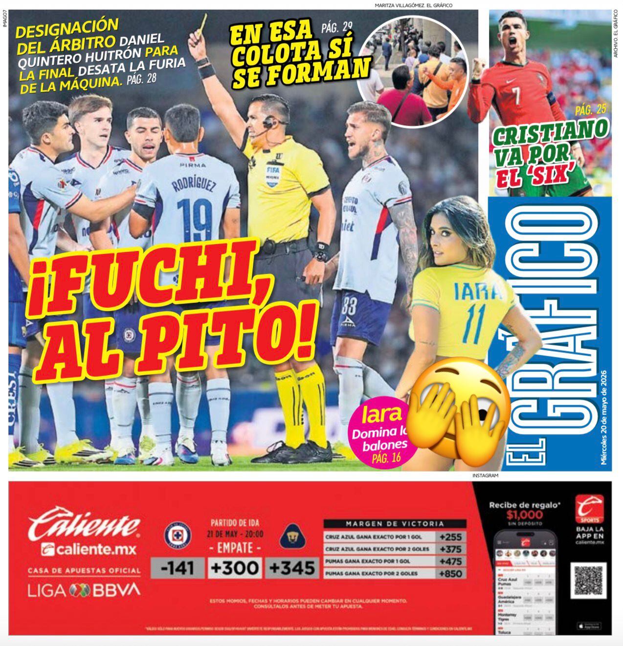 Portada El Gráfico | Miércoles 20 de Mayo de 2026