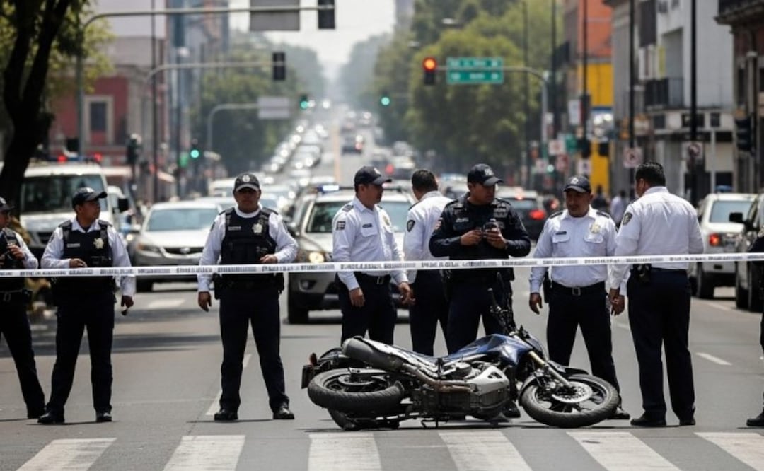 Muere motociclista en Coyoacán. Foto: (IA)