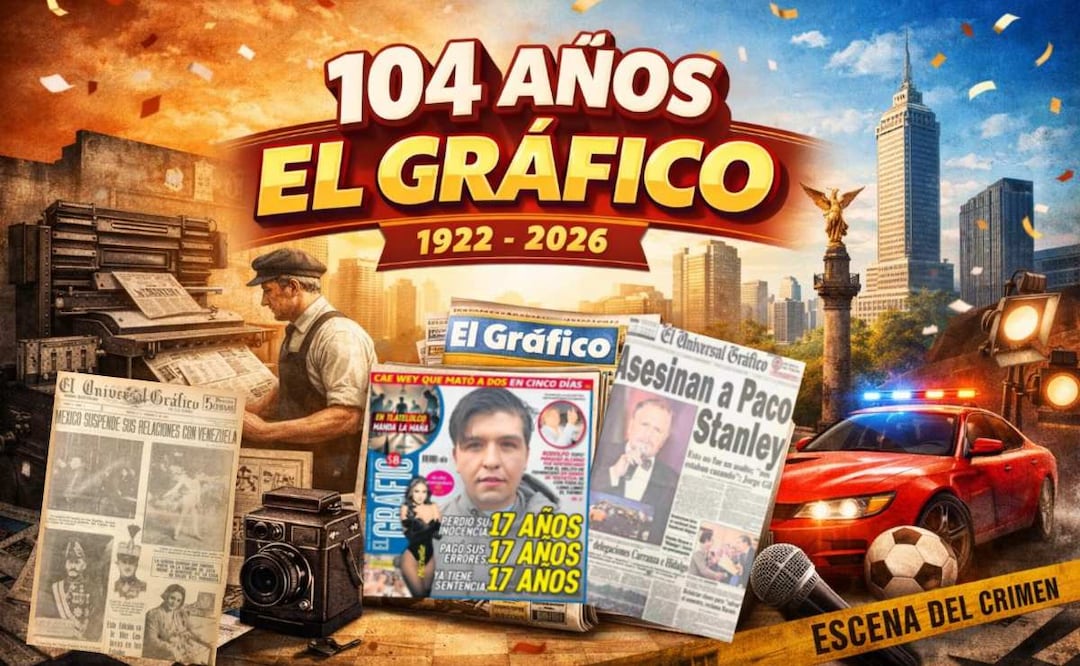 El Gráfico cumple 104 años: el diario popular que marcó generaciones en México. Foto: (Archivo El Gráfico)