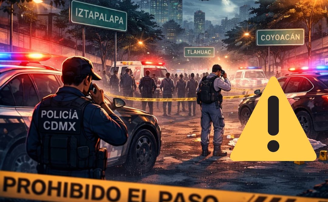 Ola de violencia sacude a la CDMX, con 8 ejecuciones en un solo día (Foto: Creada con IA)