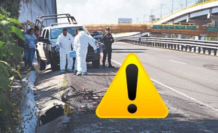 Tragedia en la México-Puebla: Automovilista atropella y mata a ciclista y huye en Iztapalapa