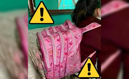 Regreso a clases: Riesgos en niños por cargar la mochila con peso excesivo
