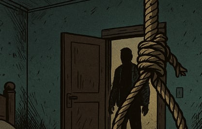 Vecinos hallan a Cenobio sin vida y con cuerda al cuello en su cuarto, tras tarde de copas