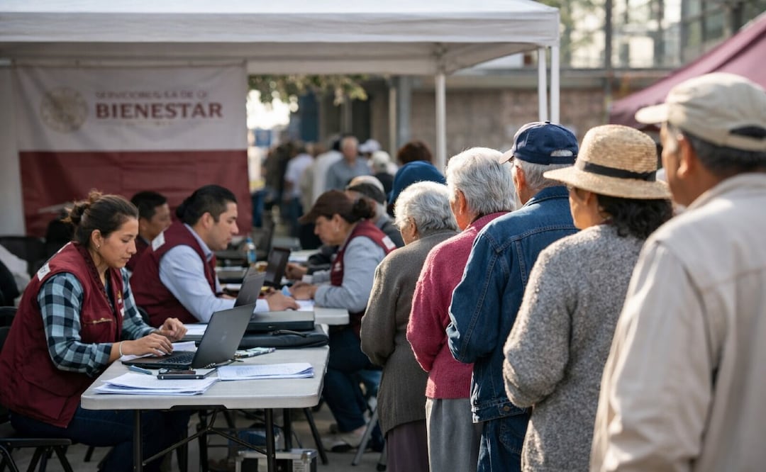 ¡Arranca el registro a las Pensiones del Bienestar! Más de 2,500 módulos abiertos en todo el país 
Imagen: ia