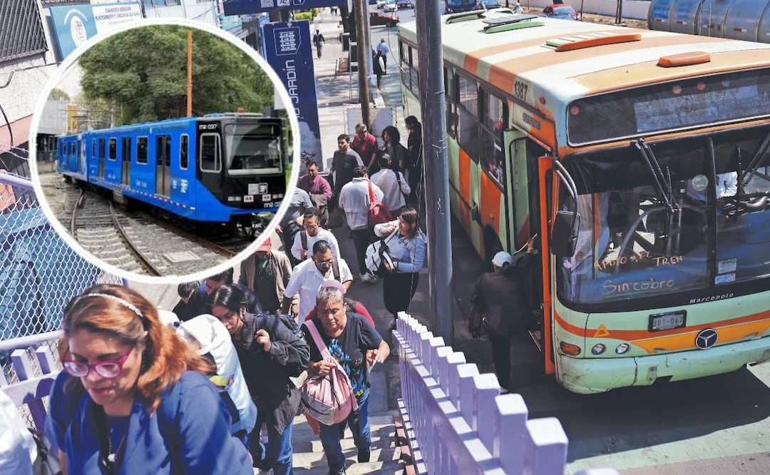 A días del México vs Portugal, caos en Línea 2 y Tren Ligero complica llegada al Estadio Banorte (Foto: Fernanda Rojas)