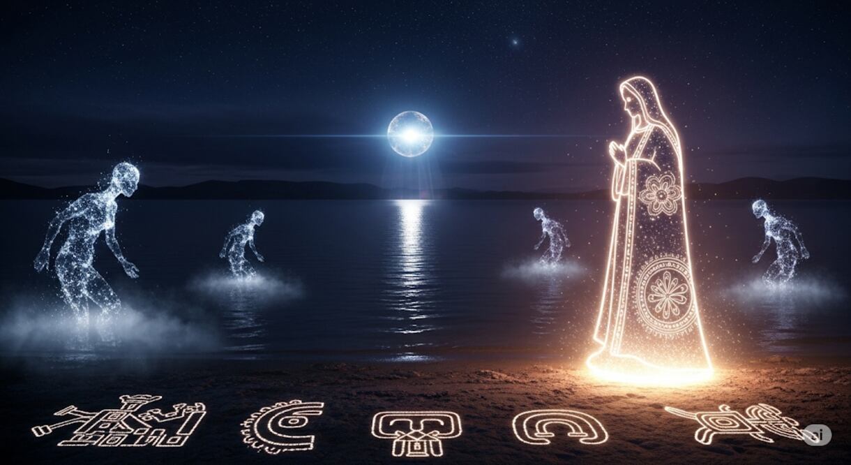 Misterios en el Lago Titicaca (Foto: Creada con IA)