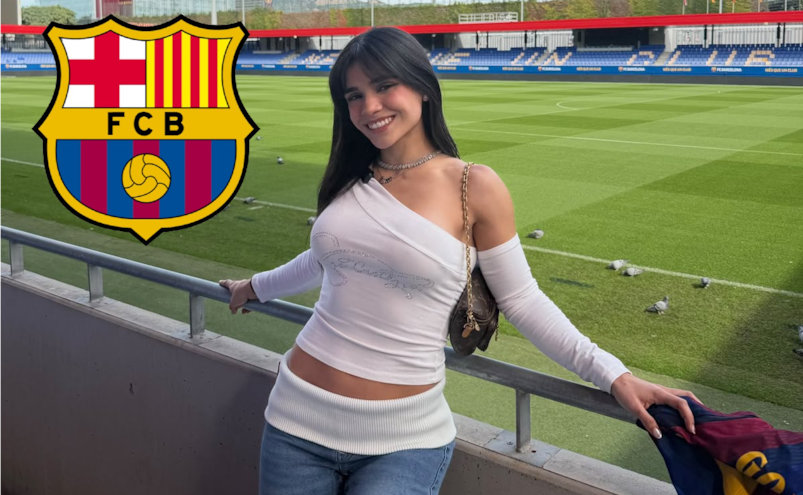Alana Flores queda impactada con un importante futbolista del Barcelona confesando quedar enamorada