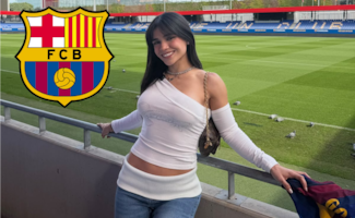 Alana Flores queda impactada con un importante futbolista del Barcelona confesando quedar enamorada