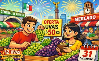 ¿Dónde comprar la uva más barata en CDMX? Los puntos clave para salvar tu cartera este Año Nuevo