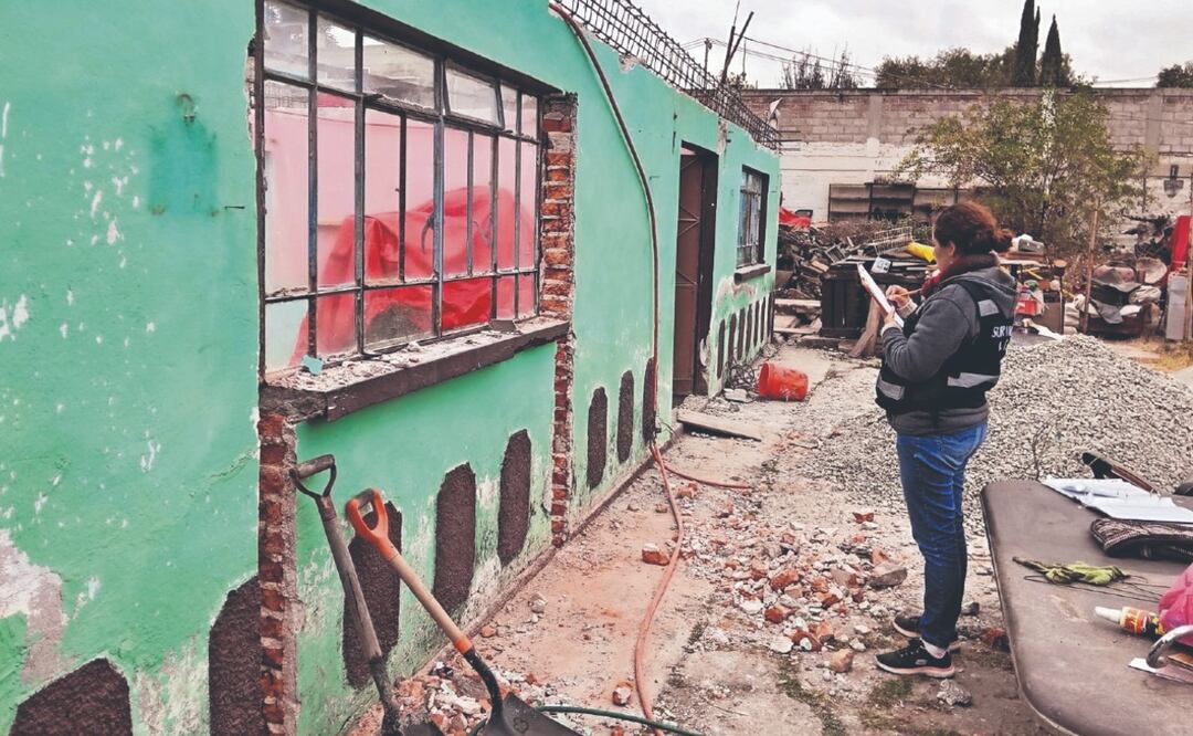 Las casas afectadas por la construcción del Tren México-AIFA no ven avances en su reparación
Imagen: ARTURO CONTRERAS. EL GRÁFICO