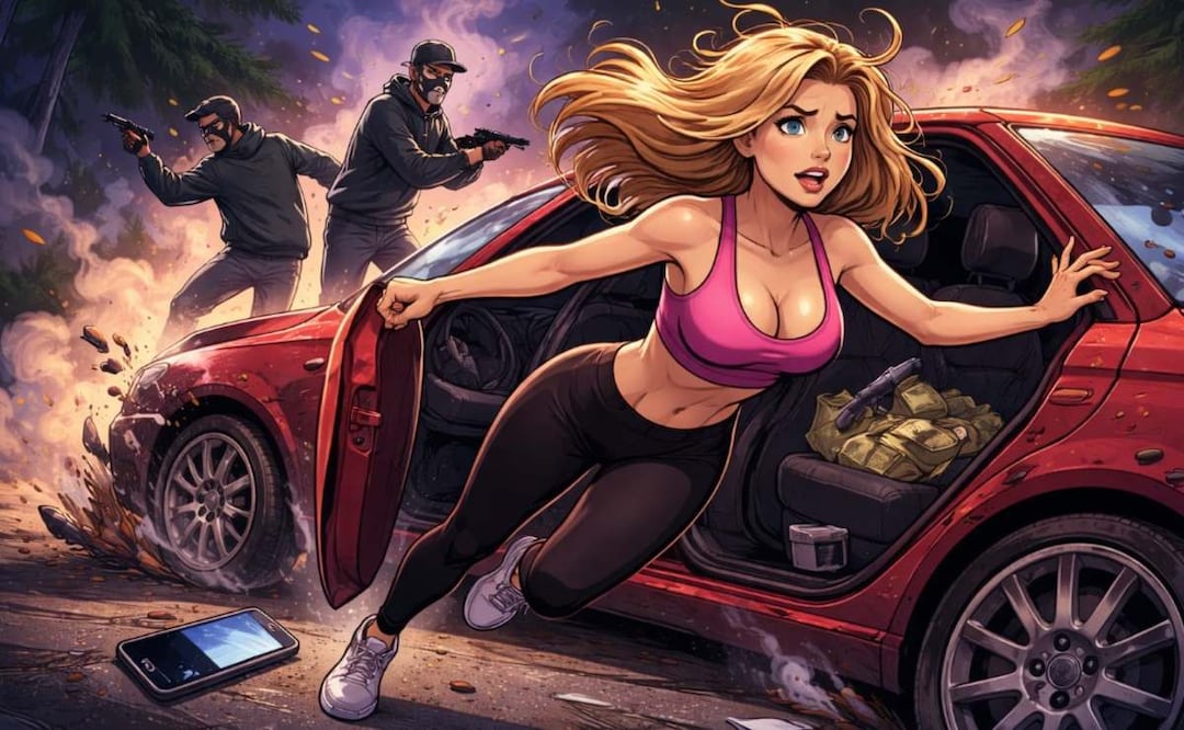 Famosa influencer escapa de secuestro, tras arriesgada y valiente decisión. Foto: (IA)