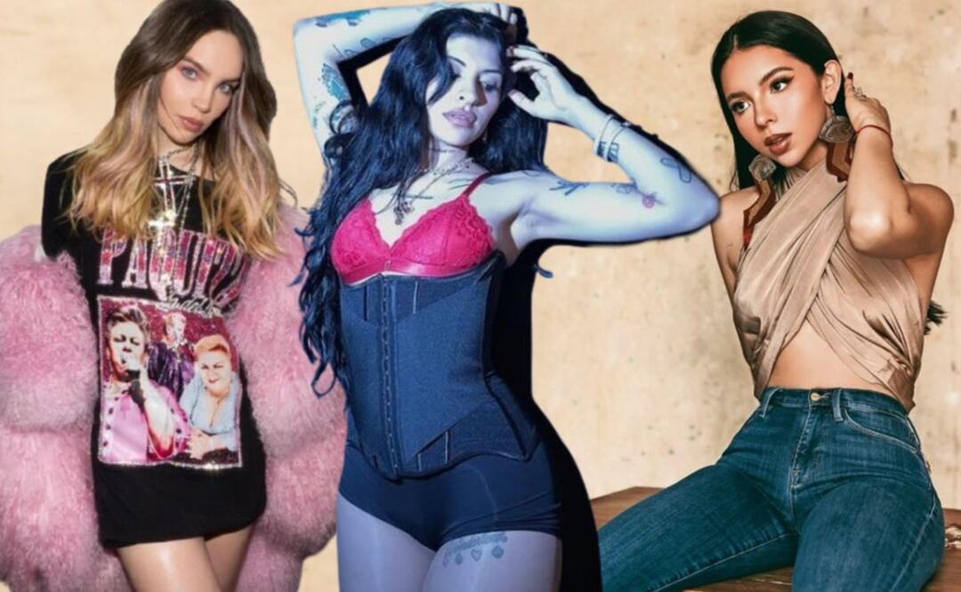 Ángela Aguilar se burla de Belinda y Cazzu. Foto: (Especial)