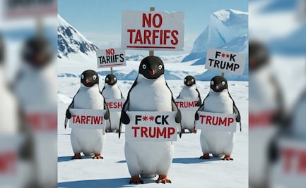 Ni los pingüinos se salvaron de los aranceles de Donald Trump