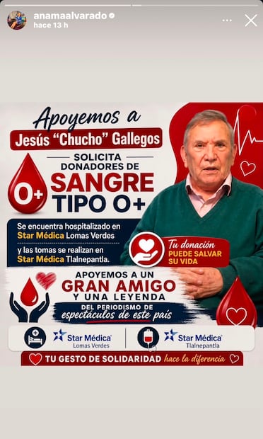 Historia de Ana María Alvarado (Vía: instagram)