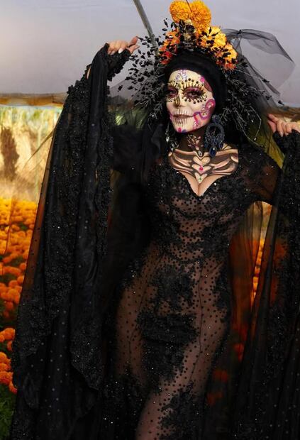 Maribel Guardia vestida de Catrina (Foto: Instagram)