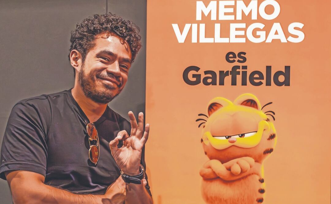 Memo Villegas hace la voz de Garfield en su nueva película