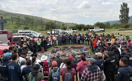 Hallan indicios forenses al buscar a desaparecidos, en la Sierra de Guadalupe 