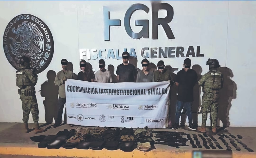 Capturan a 18 presuntos integrantes de “Los Chapitos” en Sinaloa
Imagen: Especial