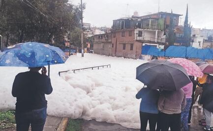 Se desborda la presa Los Cuartos en Naucalpan, Edomex ¿Autoridades mienten con la cifra de afectados?
