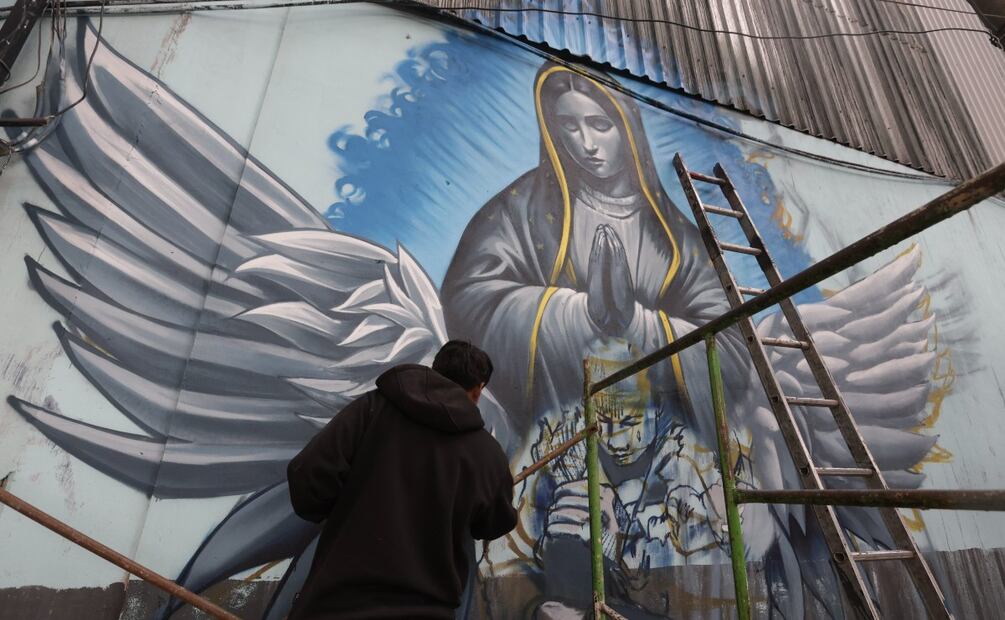 Fotos: Artista Urbano realiza mural en honor a Alicia Matías Teodoro, la 'abuelita heroína'
Foto: Francisco Rodríguez I ElGráfico