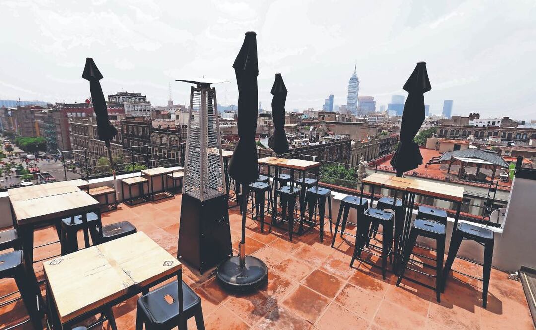 Se apañan terrazas en el Zócalo para el Grito de Independencia