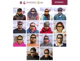 Detienen a 14 miembros de "Los Tanzanios" durante cinco operativos en Tláhuac e Iztapalapa