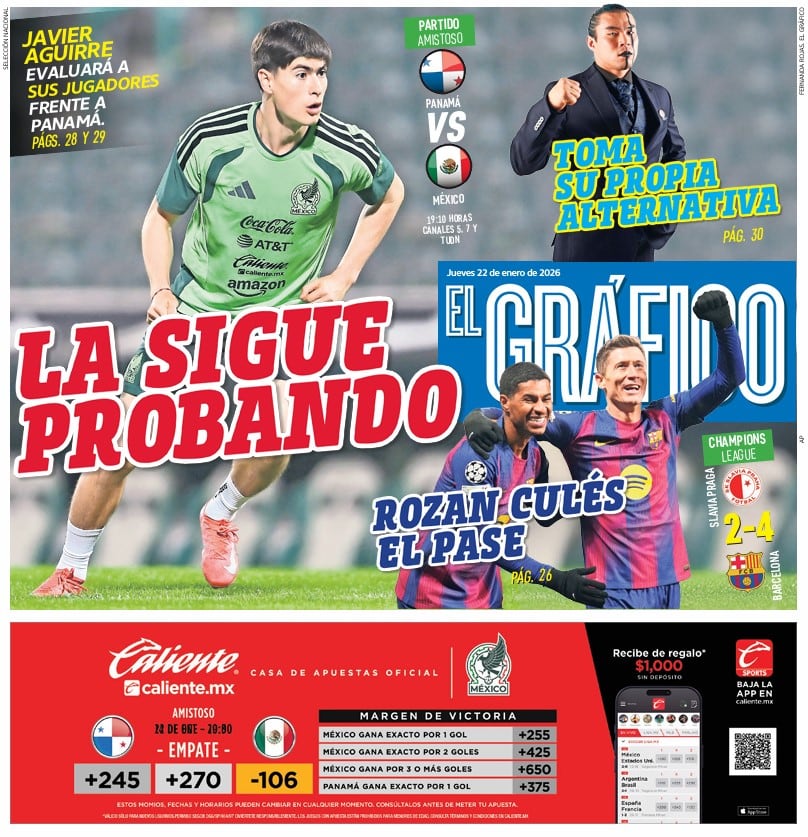 Portada El Gráfico | Jueves 22 de enero de 2026