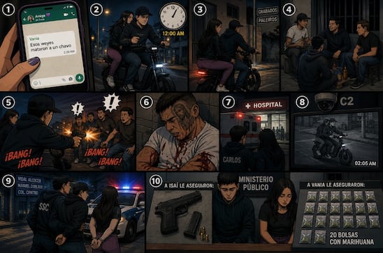 WhatsApp delata crimen en CDMX: joven confiesa asesinato tras balacera en Venustiano Carranza