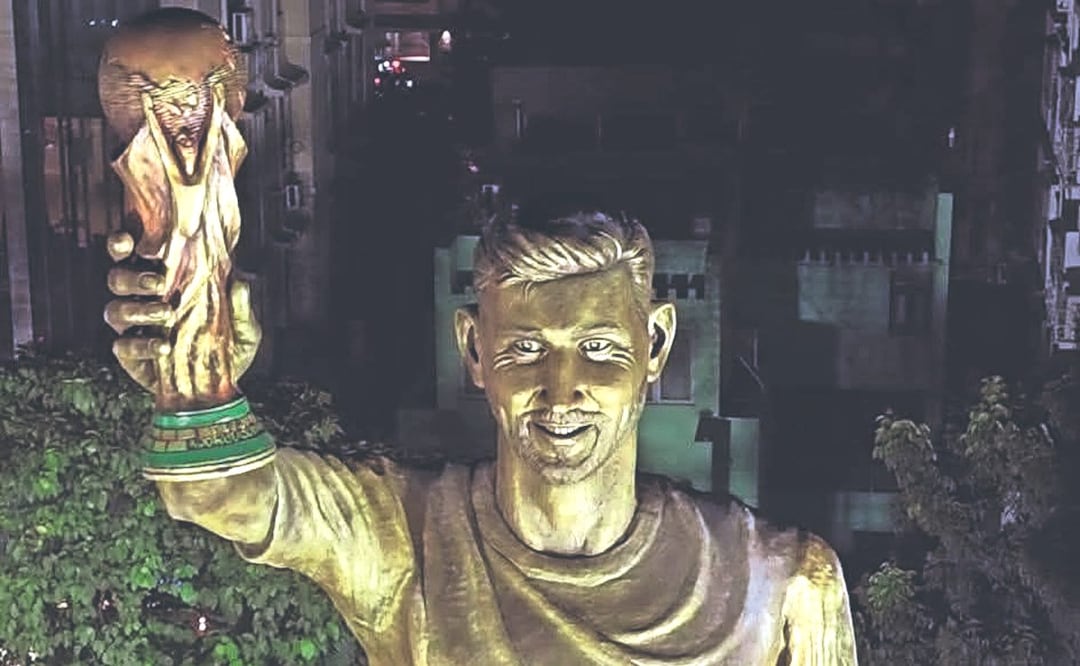 Foto: X (Messi inaugurará estatua una estatua suya en la India )