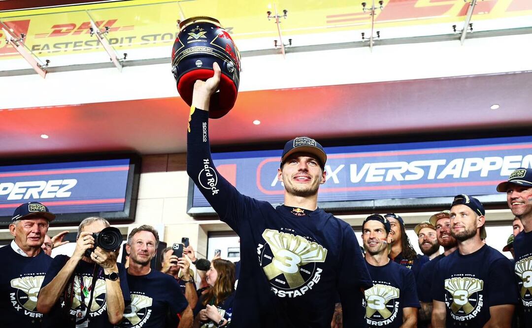 Max Verstappen se proclamó tricampeón mundial en la Fórmula Uno