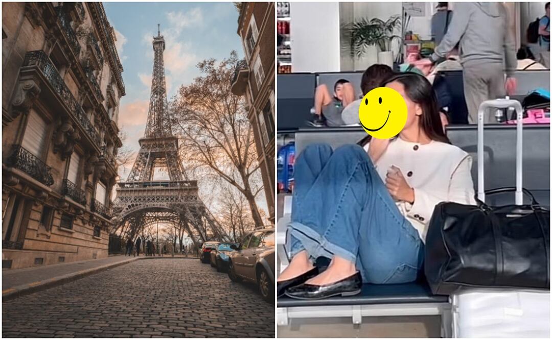 Influencer se confundió de viaje, terminó en Paros en lugar de París