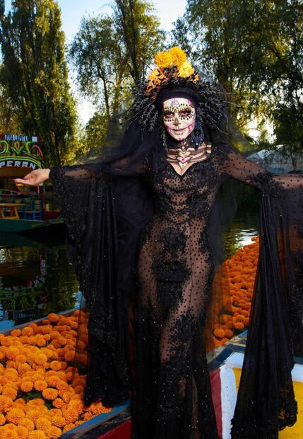 Maribel Guardia vestida de Catrina (Foto: Instagram)